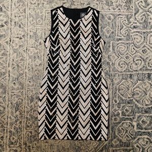 Vince Camuto Sequin Black and Gold Bodycon Dress - 2